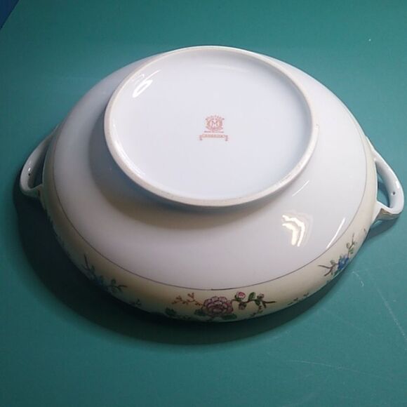 Noritake Amerita Hand Painted Covered Serving Dish Handles  porcelain - Picture 8 of 8